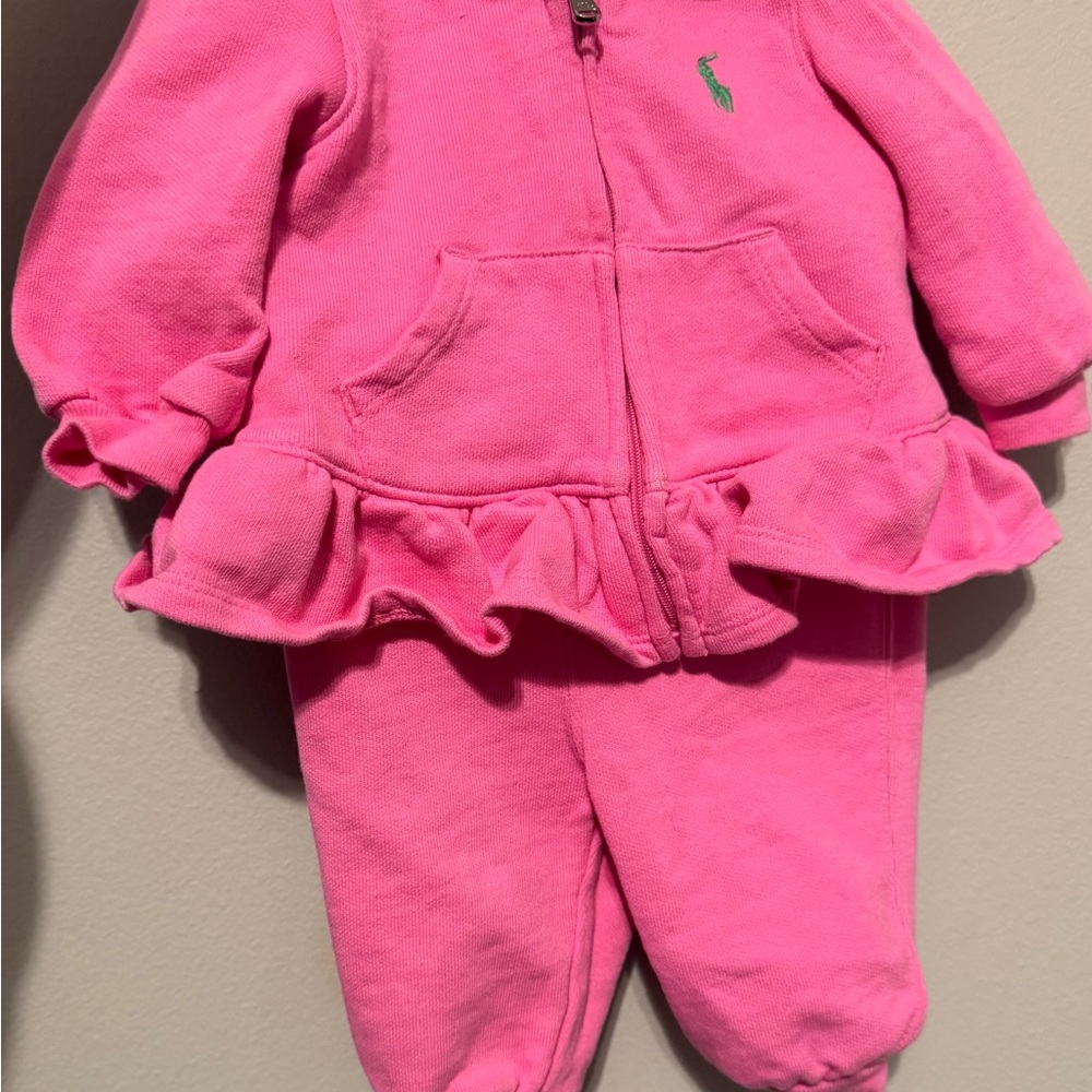 Polo by Ralph Lauren Pink Kids Matching Set
